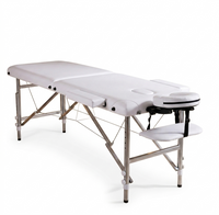 Malax™ – Table de massage professionnelle pliante (blanc)
