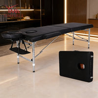 Malax™ – Table de massage professionnelle pliante (blanc)